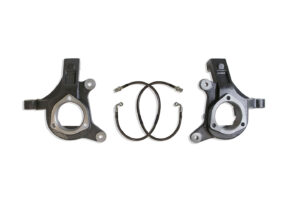 MaxTrac 3" Lift Spindles with Brake Lines for 2007-2016 Silverado/Sierra 1500 2WD and 2007-2014 GM SUV 2WD-701330BL