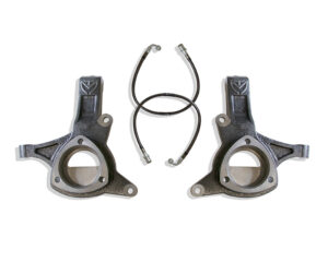 MaxTrac 4.5" Lift Spindles with Brake Lines for 2007-2016 Silverado/Sierra 1500 2WD or 2007-2014 GM SUV 2WD-701345