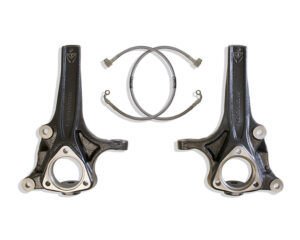 MaxTrac 4" Lift Spindles with Brake Lines for 2019-2024 RAM 1500 6-Lug 2WD-702740