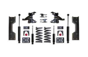 MaxTrac 4"/6" Lowering Kit for V8 with LD Rotors for 1988-1998 Silverado/Sierra 1500-K330546L-8