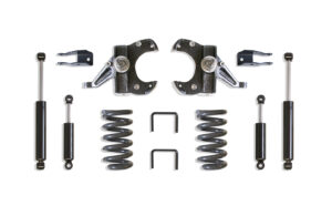 MaxTrac 5.5"/5" Lowering Kit for 1973-1987 C10 with 1.25" Thick Rotors-K331155H
