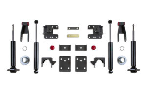 MaxTrac 2"/4" Lowering Kit with Struts for 2007-2018 Silverado/Sierra 1500 2WD/4WD-K331324S