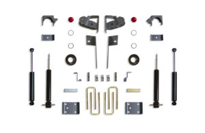 MaxTrac 3"/5" Lowering Kit with Struts for 2019-2024 Silverado/Sierra 1500 2WD/4WD-K331935S