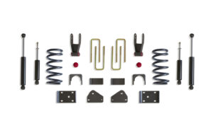 MaxTrac 2"/4" Lowering Kit for 2002-2008 RAM 1500 2WD 4DR V6-K332124-6