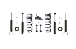 MaxTrac 2"/4" Lowering Kit for 2009-2024 RAM 1500 5-Lug 4WD-K332424