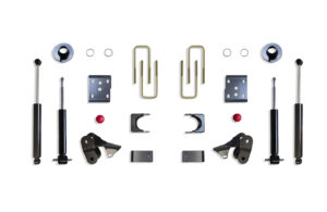 MaxTrac 2"/4" Lowering Kit with Struts for 2015-2024 F-150 2WD/4WD-K333224S