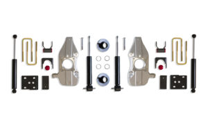 MaxTrac 3"/5" Lowering Kit with Spindles/Struts for 2015-2020 F-150 2WD/4WD-KC333235S
