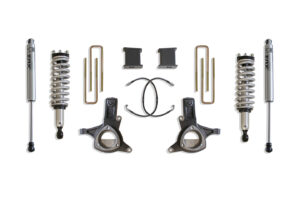MaxTrac 7" Lift Kit with Fox Shocks for 2016-2018 Silverado/Sierra 1500 2WD (Stamped Steel Arms)-K881774F