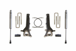 MaxTrac 4" Lift Kit with Fox Shocks for 2004-2024 Titan 2WD-K885342F