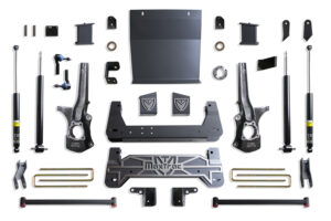 MaxTrac 7"-8" Lift Kit for 2019-2024 Silverado/Sierra 1500 4WD (Including Trail Boss/AT4)-K941975