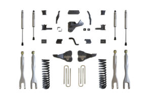 MaxTrac 4" Lift Kit with 4-Links and Fox Shocks for 2017-2022 F-250/F-350 Diesel-K943341FL