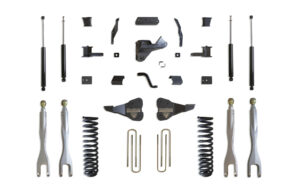 MaxTrac 6" Lift Kit with 4-Links and MaxTrac Shocks for 2017-2022 F-250/F-350 4WD Diesel-K943362L