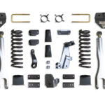 MaxTrac 8" Lift Kit with 4-Links and Vulcan Shocks for Factory Rear Air Ride for 2014-2018 RAM 2500 Diesel-K947285VLA