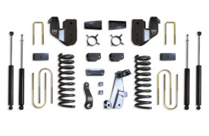 MaxTrac 4" Lift Kit with MaxTrac Shocks for 2013-2018 RAM 3500 4WD Diesel-K947341