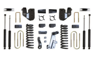 MaxTrac 4" Lift Kit with MaxTrac Shocks for Factory Rear Air Ride for 2013-2018 RAM 3500 4WD Diesel-K947341A