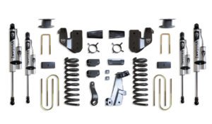 MaxTrac 6" Lift Kit with Vulcan Reservoir Shocks for Factory Rear Air Ride for 2013-2018 RAM 3500 4WD Diesel-K947363VRA