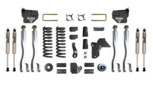 MaxTrac 4" Lift Kit with 4-Links and Fox Shocks for 2019-2024 RAM 2500 4WD Diesel-K947441FL