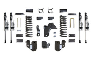MaxTrac 4" Lift Kit with Vulcan Reservoir Shocks for Factory Rear Air Ride for 2019-2024 RAM 2500 4WD Diesel-K947441VRA