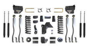 MaxTrac 8" Lift Kit with 4-Links and Shocks for 2019-2024 RAM 2500 4WD Diesel-K947485L