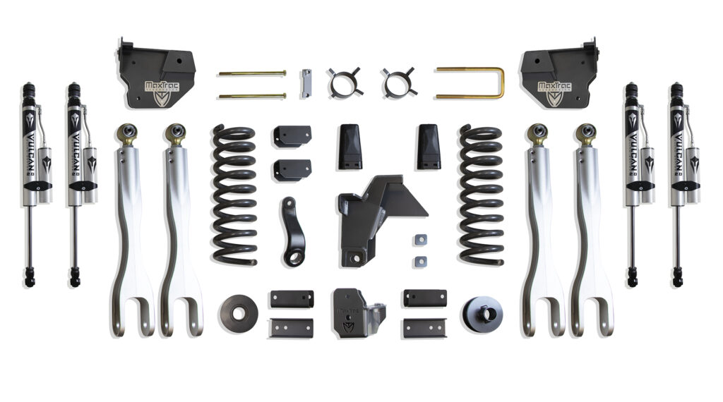MaxTrac 8" Lift Kit with 4-Links and Vulcan Reservoir Shocks for 2019-2024 RAM 2500 Diesel-K947485VRL
