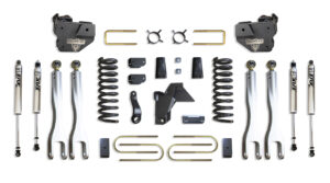 MaxTrac 4" Lift Kit with 4-Links and Fox Shocks for 2019-2024 RAM 3500 Diesel-K947541FL