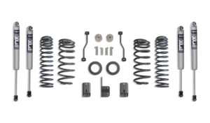 MaxTrac 4" Lift Kit with Fox 2.0 Performance Series Shocks for 2021-2024 Jeep JL Wrangler 4xe Hybrid-K949842F