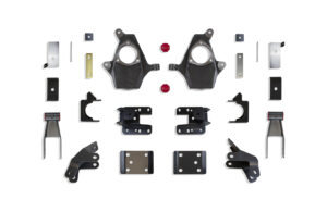 MaxTrac 2"/4" Lowering Kit with Spindles and Cast Steel Arms for MagneRide Models for 2014-2016 Silverado/Sierra 1500-KS331324M
