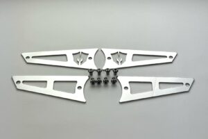 McGaughy's Replacement Stainless Steel Badges for Upper Control Arms, 2011-2019 GMC Sierra 2500