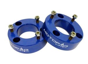 MotoFab 2" Front Leveling Lift Kit BLUE - 2004-2025 Ford F150