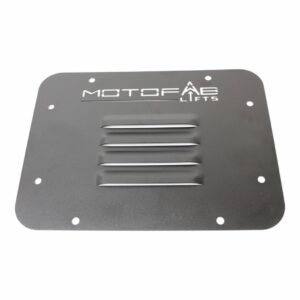 MotoFab Spare Tire Carrier Delete - 2007-2018 Jeep Wrangler JK