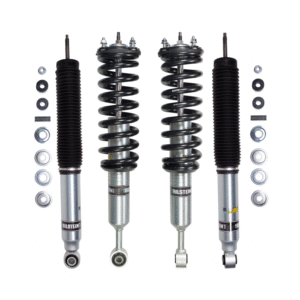 Bilstein B8 6112 2.1-3.1 Front Lift Assembled Coilovers with 0-1 Rear Lift Shocks for 2022-2025 Toyota Tundra