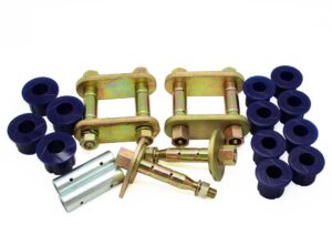 SuperPro Rear Greasable Shackle and Bushing Kit for 1998-2002 Nissan Frontier - KIT136SK