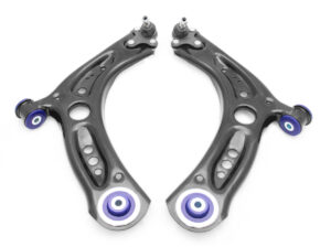 SuperPro Front Lower Control Arm Set with SuperPro Bushings for 2015-2023 Audi A3 & Volkswagen Golf Models - TRC1070