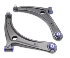 SuperPro Front Lower Control Arm Set with SuperPro Bushings for 2007-2014 Mitsubishi Outlander & Lancer Models - TRC1022