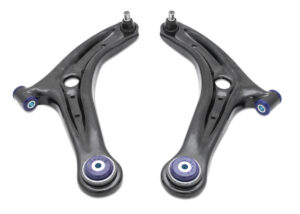 SuperPro Front Lower Control Arm Set with SuperPro Bushings for 2014 Ford Fiesta ST - TRC1046