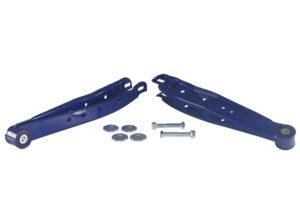 SuperPro Camber Adjustable Rear Lower Control Arm Set for 2008-2024 Subaru Impreza