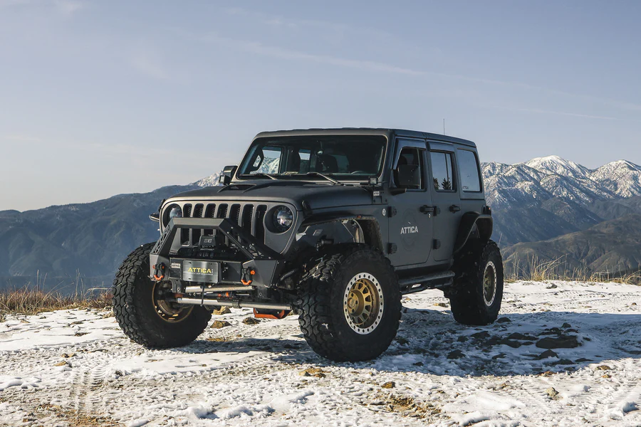 Attica 4x4 Terra Series Side Steps for 2018-2024 Jeep Wrangler JL