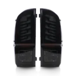 Attica 4x4 Black Smoke Lens Rogue Series Tail Lights for 2016-2023 Toyota Tacoma