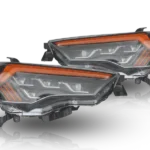 Attica 4x4 Gloss Black Clear Sol Series Headlights for 2014-2023 Toyota 4Runner