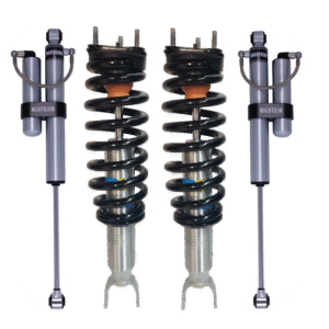Bilstein 6112 0-2.75 Front Lift Assembled Coilovers with 5160 1-2.5 Rear Lift Shocks for 2019-2024 Ram 1500 Classic 4WD