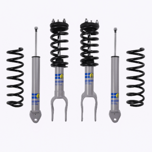 Bilstein 5100 0.4-1.75 Front Lift Assembled Coilovers with OE Replacement Coils and Rear Shocks with Rear Coils for 2011-2015 Jeep Grand Cherokee WK2