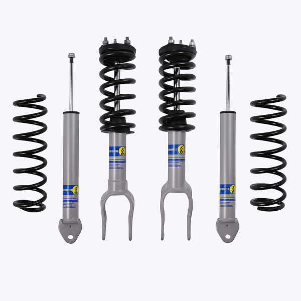 Bilstein 5100 0.4-1.75 Front Lift Assembled Coilovers with OE Replacement Coils and Rear Shocks with Rear Coils for 2011-2015 Jeep Grand Cherokee WK2
