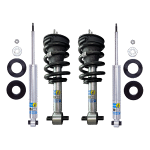 Bilstein B8 5100 (RHA) 0-2.3 Front Lift Assembled Coilovers and 0-1.8 Rear Lift Shocks for 2021-2025 Chevrolet Suburban 1500 2WD-4WD