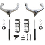 MaxTrac 2-4 Lowering Kit W-Camber Correction Upper Arms for 2019-2025 RAM 1500 2WD-4WD -K332724A
