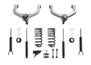 MaxTrac 2-4 Lowering Kit W-Camber Correction Upper Arms for 2019-2025 RAM 1500 2WD-4WD -K332724A