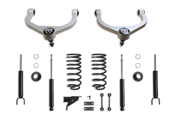 MaxTrac 2-4 Lowering Kit W-Camber Correction Upper Arms for 2019-2025 RAM 1500 2WD-4WD -K332724A