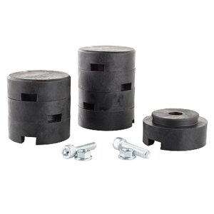 Synergy Snap-Lock Bump Stop Spacer System 1-4" Adjustable Front/Rear for 2007-2018 Jeep Wrangler JK - Oct-57