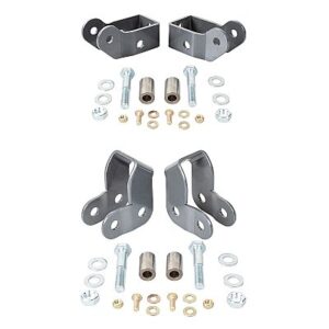 Synergy Front & Rear Lower Shock Mount Relocation Kit for 2020+ Jeep Gladiator JT - 8817