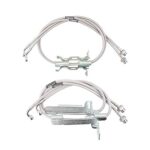 Synergy Stainless Braided Brake Line Kits Front and Rear 0-4.5" Lift for 2018+ Jeep Wrangler JL/JLU -