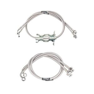 Synergy Stainless Braided Brake Line Kit Front and Rear 0-4.5" Lift for 2020+ Jeep Gladiator JT -